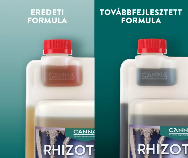 CANNA RHIZOTONIC: Eredeti formula vs. továbbfejlesztett formula